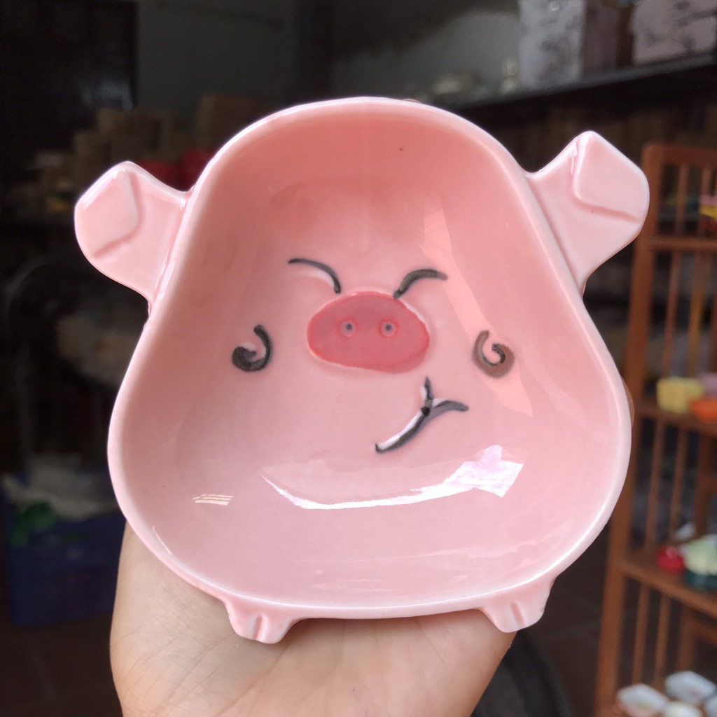 Bát Đĩa Decor  Bát Đĩa Sứ  Chén Dĩa Dễ Thương Đẹp Cao Cấp Ăn Dặm Cho Bé 25 món hình Thỏ Hồng