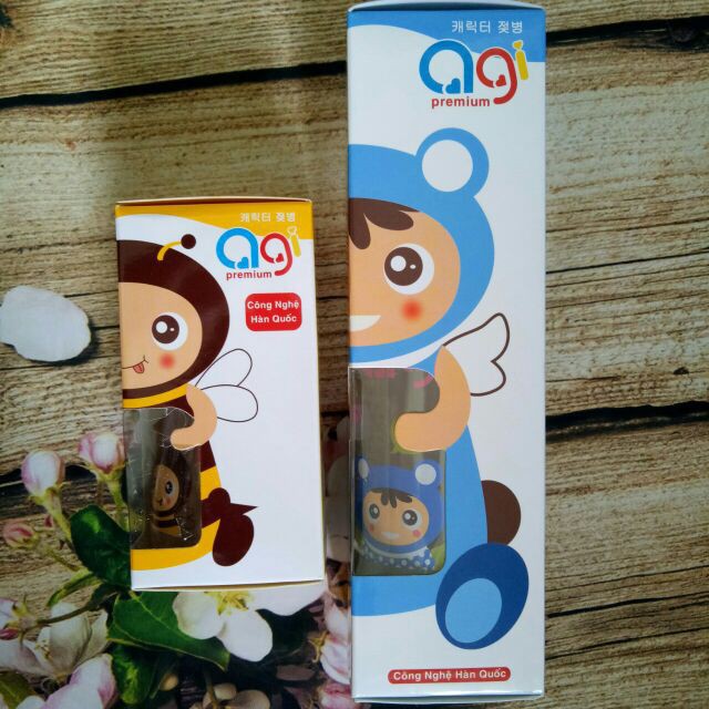Bình sữa Agi 60-120-240ml cho bé