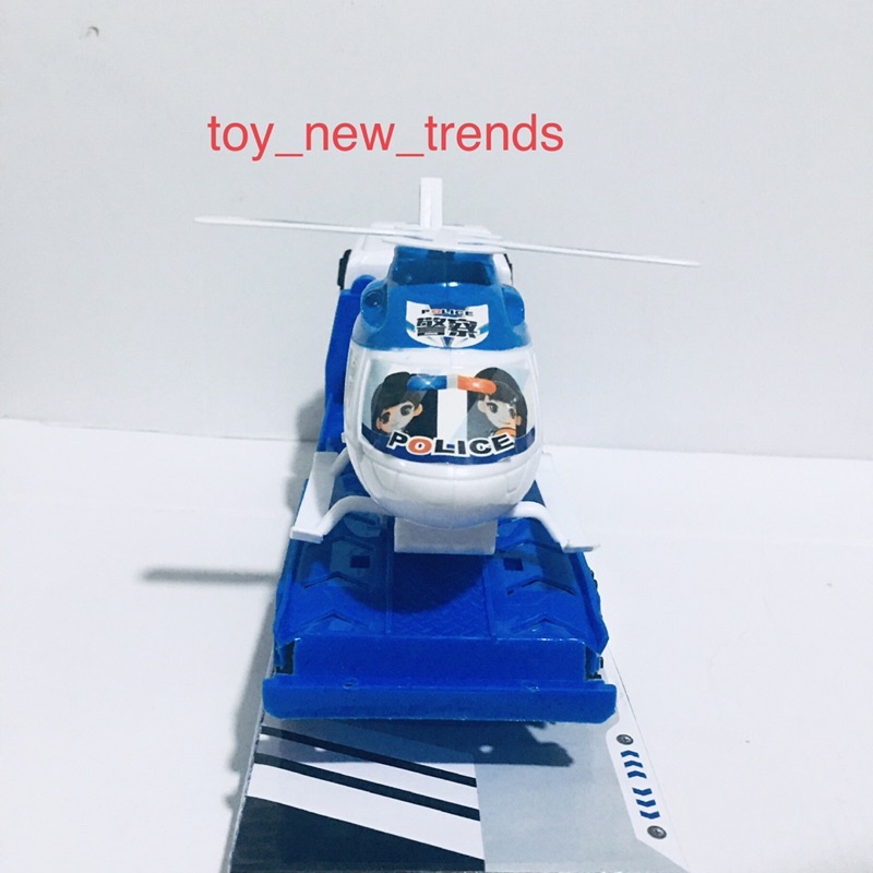 Đồ chơi ô tô, xe police chở máy bay .Xe chạy lực đà, kích thước 26cm x 6cm