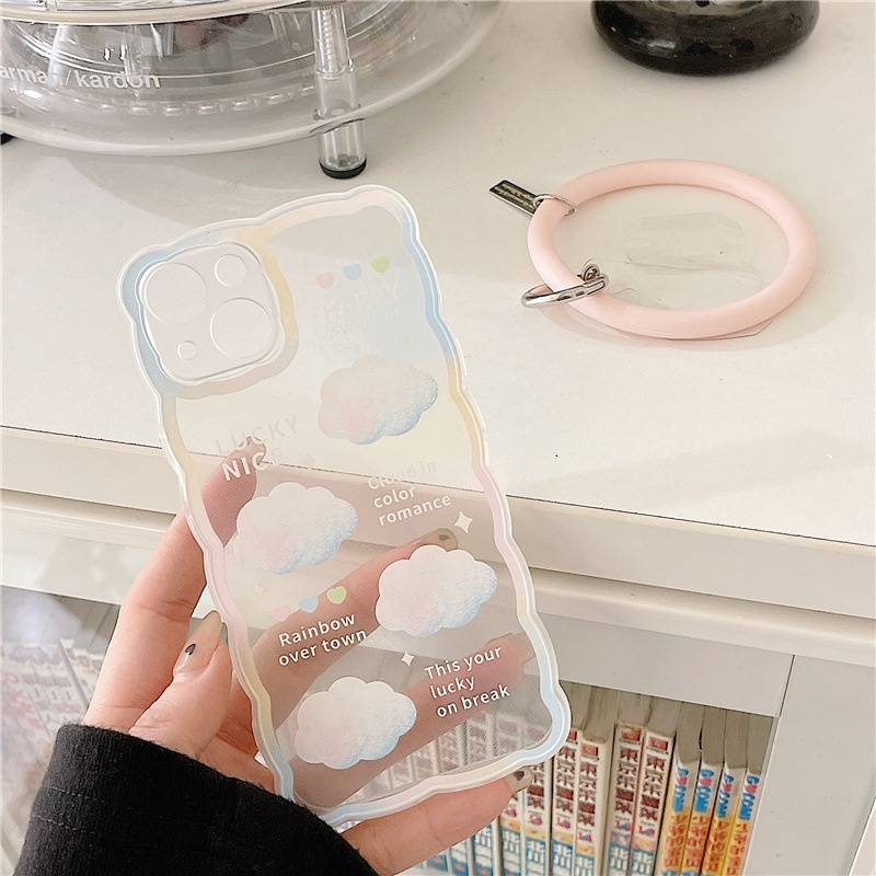 Ốp lưng iphone ốp Điện Thoại Silicon Họa Tiết Sóng Biển Lớn Bảo Vệ Cho Apple iPhone 14131211 Ốp lưng iphone ốp Điện Thoại mini Xinh Xắn Dành Cho Iphone promax XS XR xsmax se2020 678plus