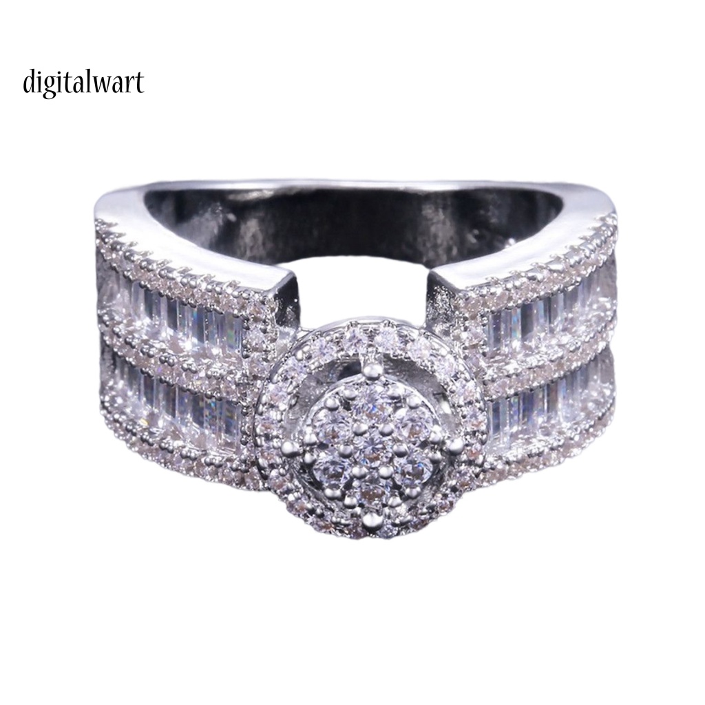 Kỹ Thuật Số| Nhẫn Đính Hôn Nữ Mặt Đá Zircon