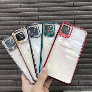 Ốp Lưng Trong Iphone Viền Màu Chống Sốc Hiệu KST