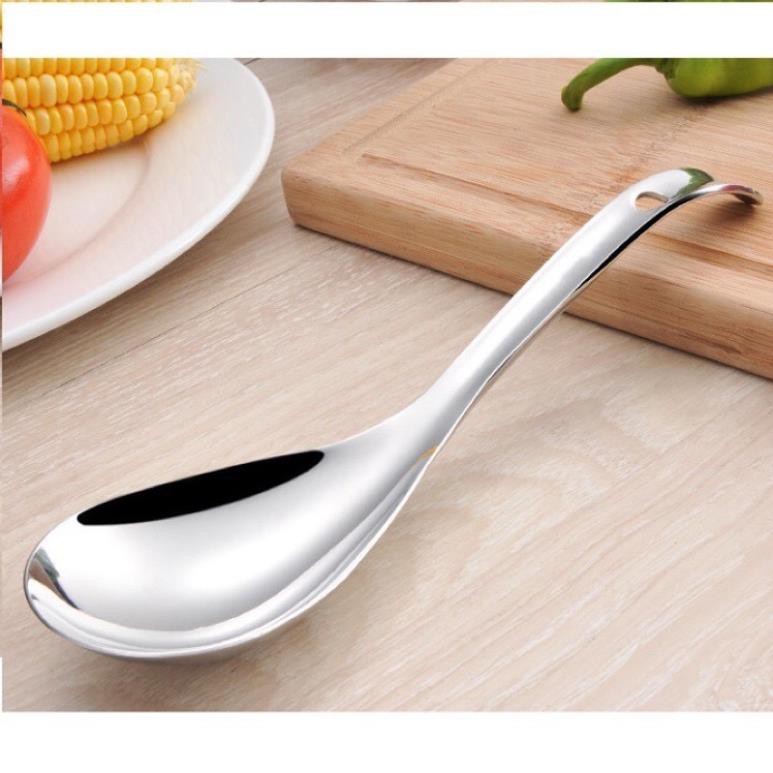 [KHO SỈ] Muôi múc canh inox sáng bóng hàng dày đẹp kèm ảnh thật