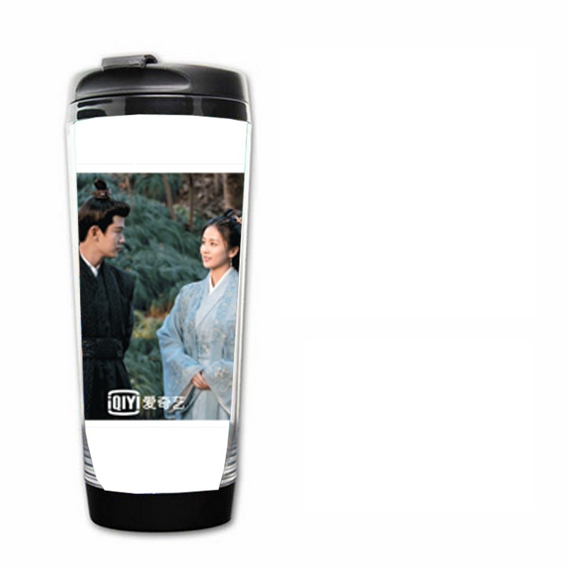 Bình nhựa đựng nước in hình CHÂU SINH NHƯ CỐ Nhậm Gia Luân Bạch Lộc phim cổ trang hoa ngữ