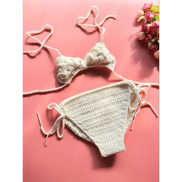 🐳BIKINI LEN CHO BÉ 1-2 TUỔI, BIKINI họa tiết vây cá đính ngọc siêu cute, siêu sẹc xi🐳