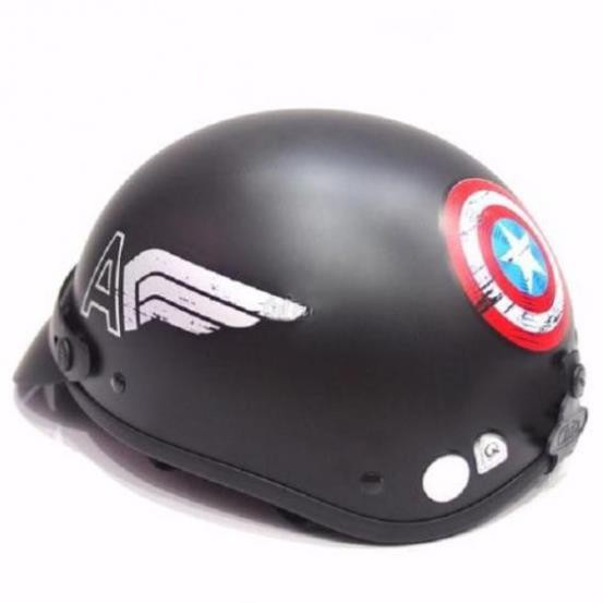 Mũ bảo hiểm 1/2 đầu Captain America - ASA HELMETS