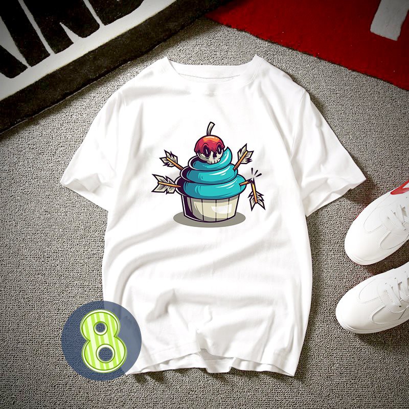 Áo thun unisex phong cách in hình họa tiết hoạt hình thời trang ATN451