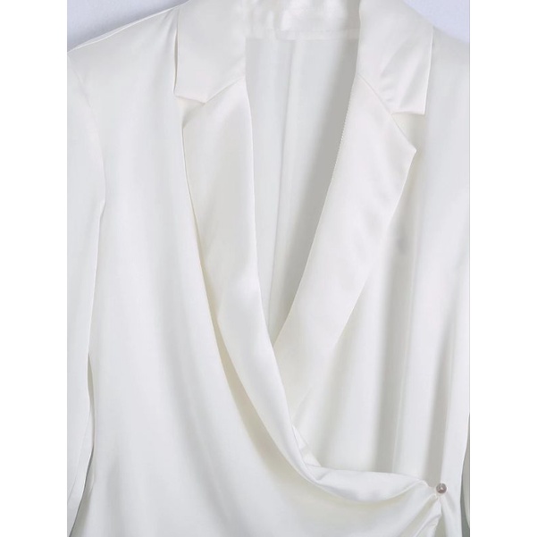 Váy vest lụa vắt eo ZR