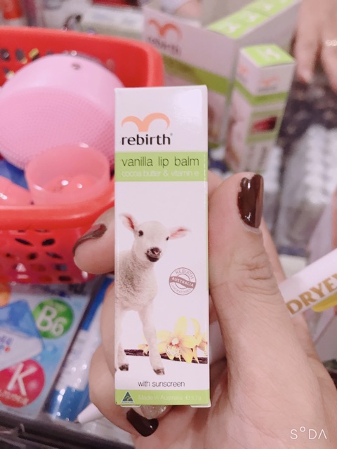 💄💄💄Son dưỡng môi nhau thai cừu Úc Rebirth đi các chế ơi 👍🏻