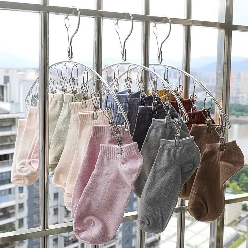 Móc Kẹp Phơi Vớ/Quần Áo/Vớ Cho Học Sinh/Ký Túc Xá