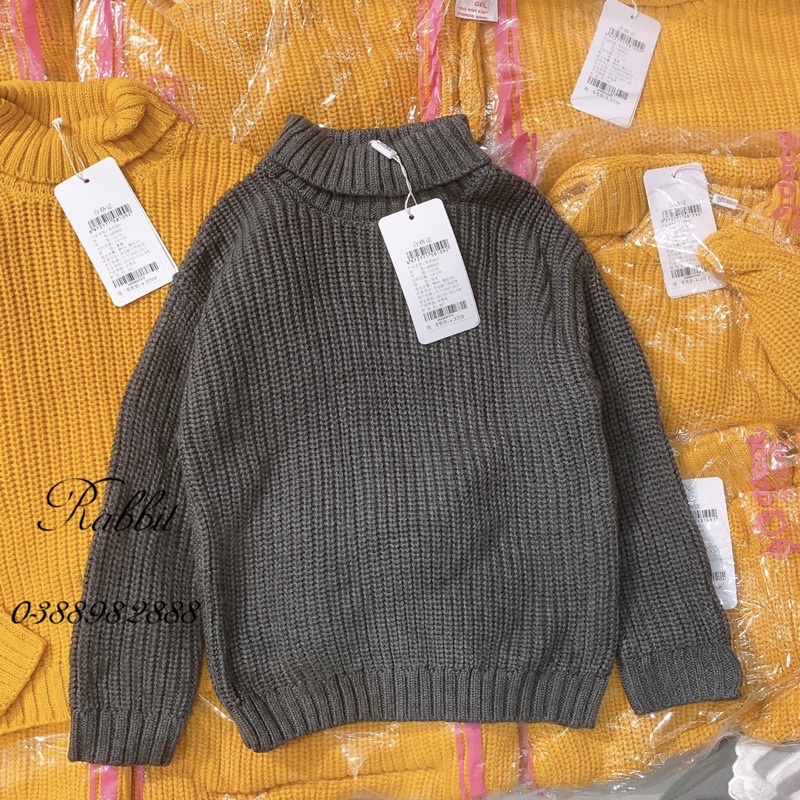 Áo len cổ cao Ddcat- HÀNG SALE KO ĐỔI TRẢ