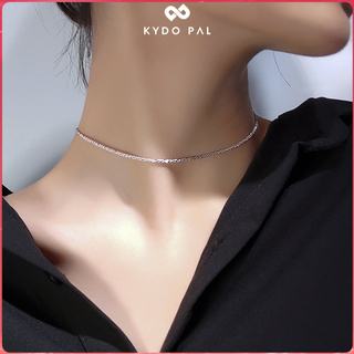 Vòng cổ bạc 925 nữ choker cá tính dây chuyền thời trang hàn quốc MCK7 - KYDO Phụ kiện trang sức