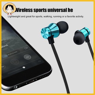 Ele】Tai nghe nhét tai không dây Bluetooth 4.2 tích hợp micro thiết kế từ tính phong cách thể thao