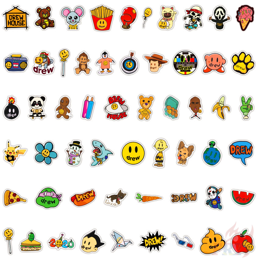 Bộ 100 Sticker Phong Cách Justin Bieber Chống Thấm Nước