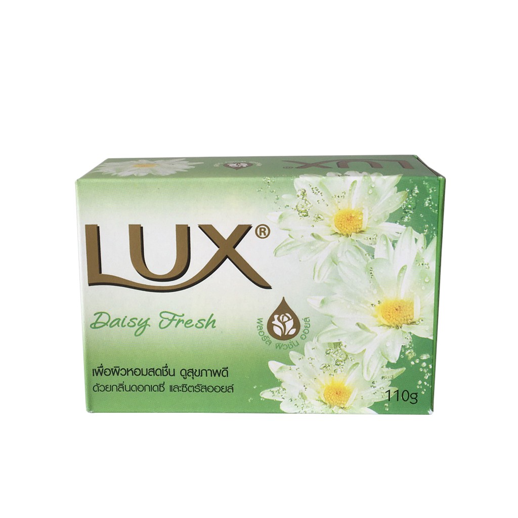 [HÀNG THÁI LAN 100%] Xà Bông Lux Daisy Fresh 110gr Thái Lan Màu Xanh