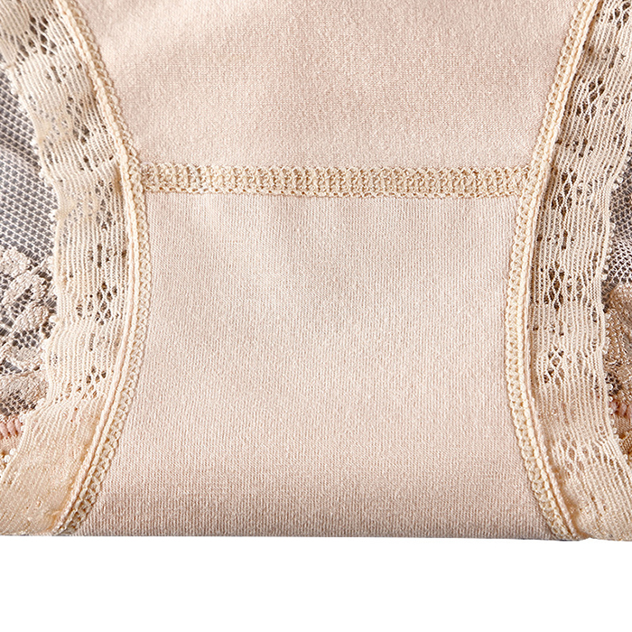 L~2XL Linger Antibacterial Inner Crotch Sexy Women Panties Seamless Lace Trim Mid-Waist Panties Ladies Seamless Lace Panties | BigBuy360 - bigbuy360.vn