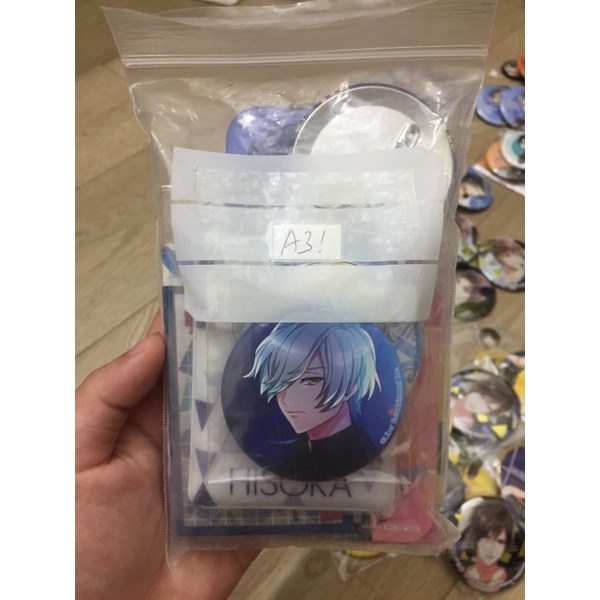 Gacha móc khoá, cạc, gấu bông,huy hiệu,.....fandom Enstar, B-Project, UtaPri, SideM, Hypmic, A3!, TsukiUta