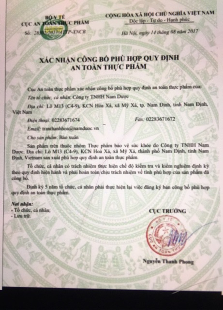 Bảo Xuân (Cân bằng nội tiết tố-gìn giữ nét xuân)