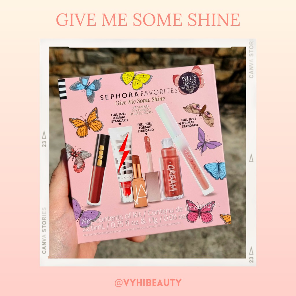 Set Sephora Give Me Some Shine 5 son bóng