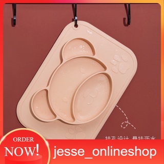 Đĩa ăn Silicone hình gấu dễ thương cho bé