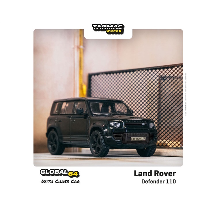 Global64 Land Rover Defender 110 Black - Xe mô hình tỷ lệ 1:64 hãng Tarmac Works