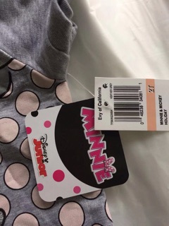 Áo váy Mickey và Minnie xám