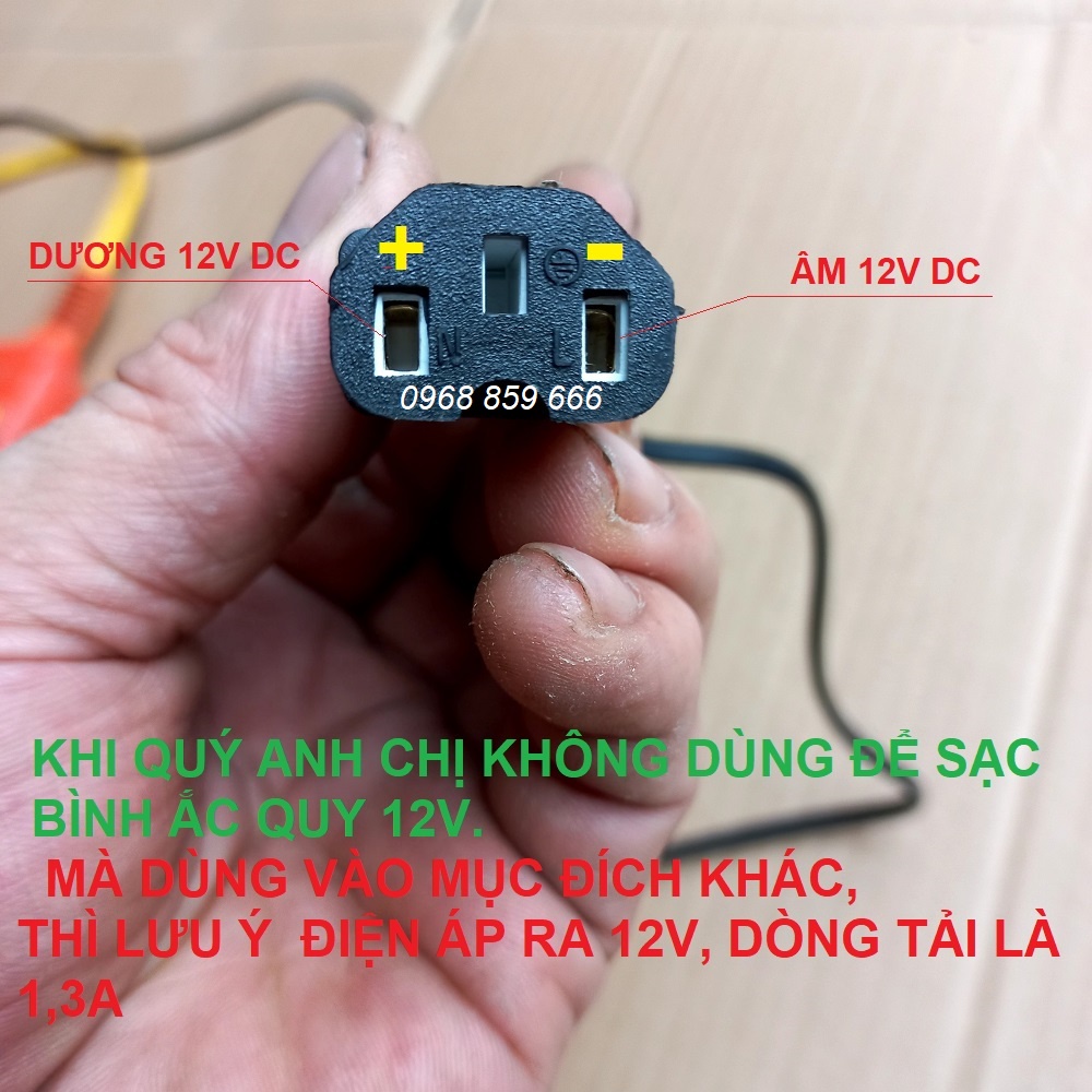 Cục sạc 12V bình xịt điện loại điện tử ,sạc bình ắc quy 12v tự ngắt khi đầy