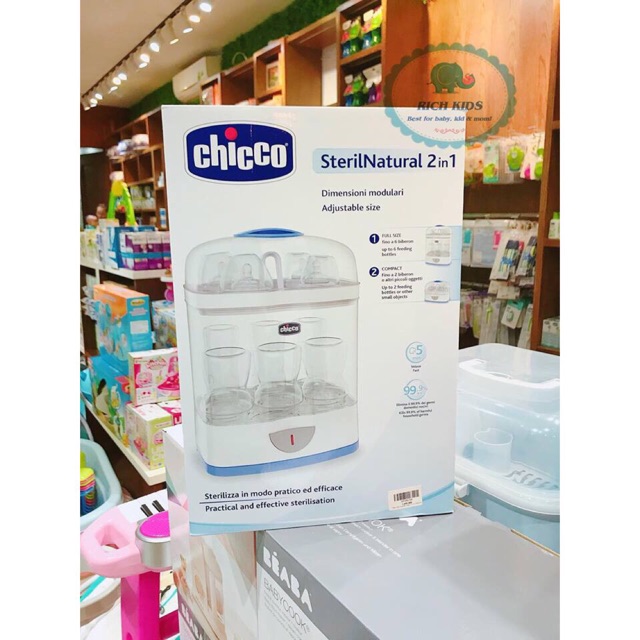 MÁY TIỆT TRÙNG ĐA NĂNG 2 IN 1 CHICCO