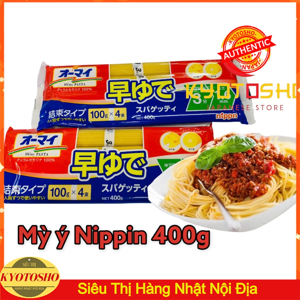 Mì Spaghetti Nippo 1.6Mm 400g