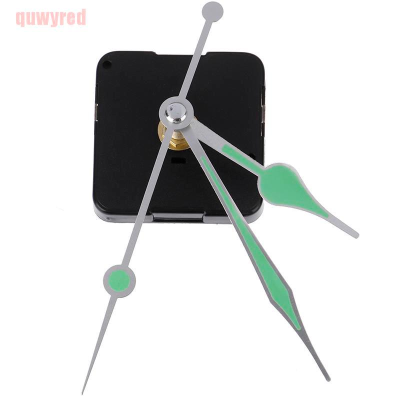 quwyred DIY Silent Quartz Movement Wall Clock Motor Mechanism Long Spindle Repair Parts GWT