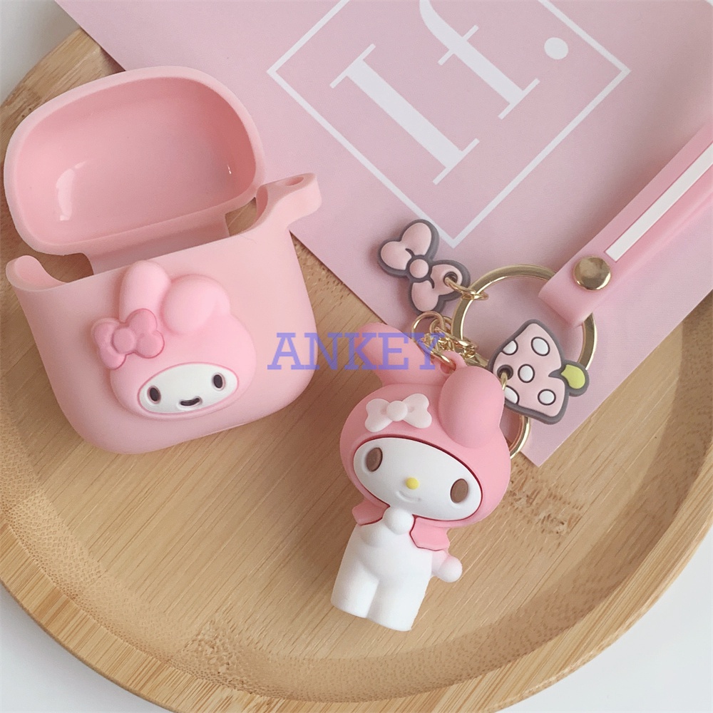 JBL Tune 225 TWS T220 / CLUB PRO+ / Tour 215 / T280 X / Wave 200 Vỏ Bảo Vệ Hộp Sạc Tai Nghe Bằng Silicon Chống Sốc/Thấm Nước Hình Thỏ/Cún Hoạt Hình