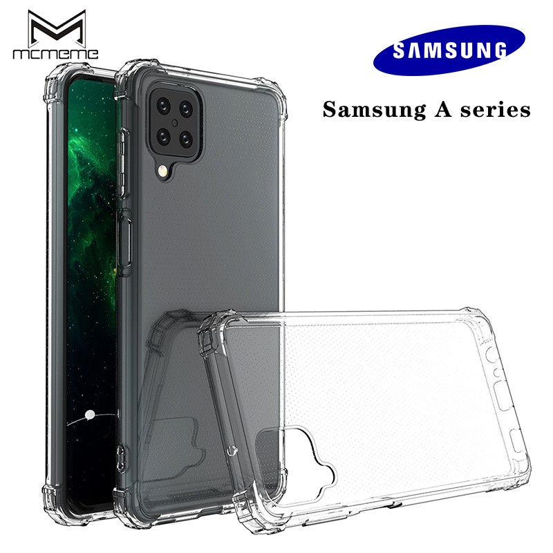 Ốp Điện Thoại Mềm Trong Suốt Chống Sốc Sang Trọng Cho Samsung Galaxy M33 M22 M23 M53 M32 M52 M12 M02
