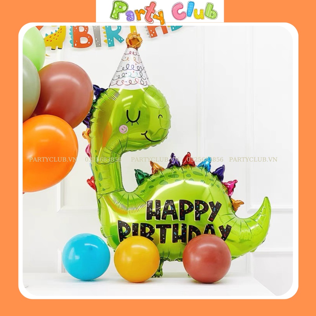 Bóng hình khủng long sinh nhật mẫu mới
