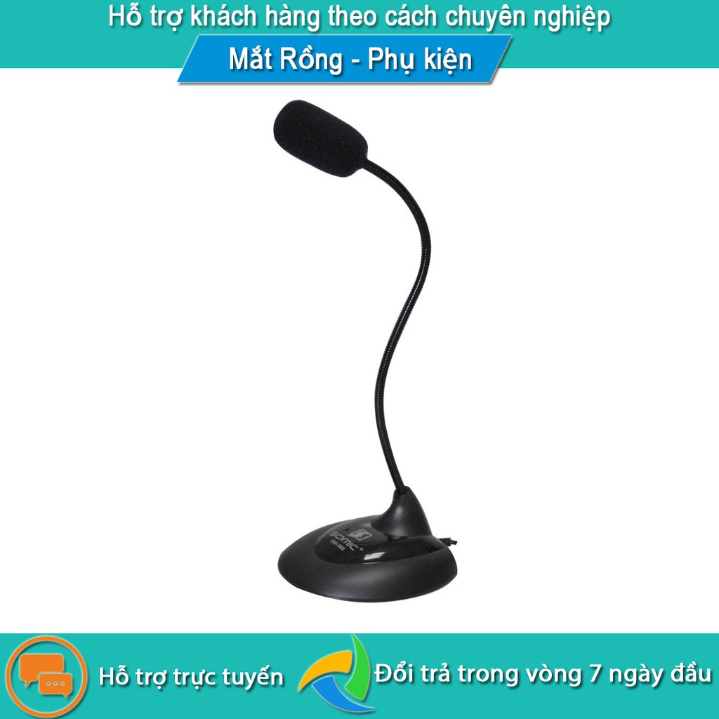 Microphone SOMIC (Senicc) SM-008 dùng cho máy tính, jack cắm 3.5mm