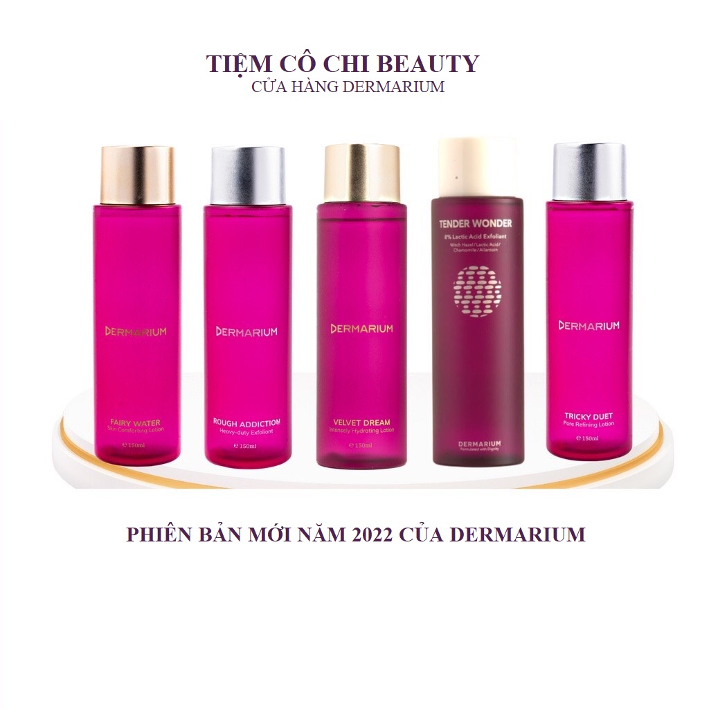 Dermarium Tricky Duet - Tẩy da chết hoá học làm sạch lỗ chân lông - Rough Addiction Tender Wonder - Tiệm Cô Chi Beauty