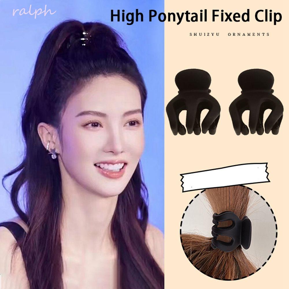Kẹp Tóc Càng Cua Nhỏ Màu Đen Trơn Dễ Thương Cho Bé Gái