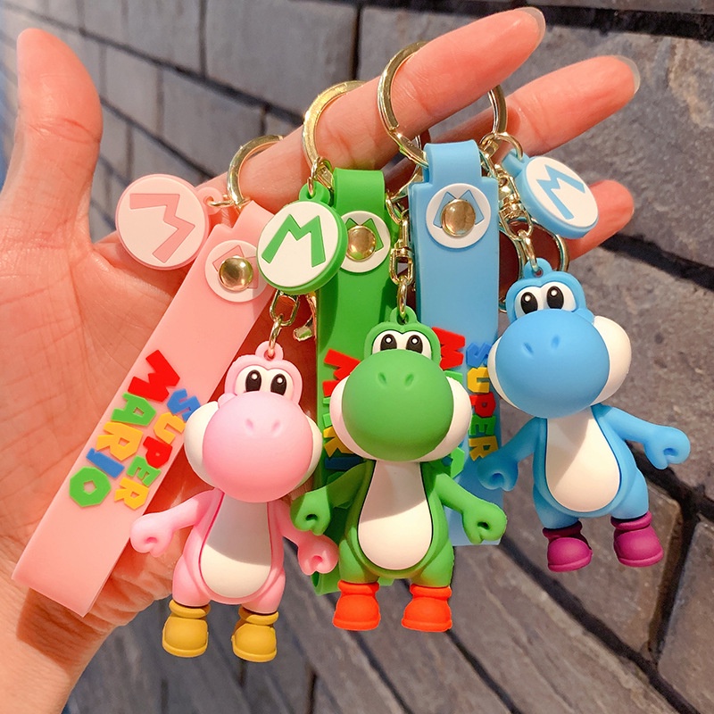 Móc Khóa Hình Yoshi 3D 6cm Dễ Thương