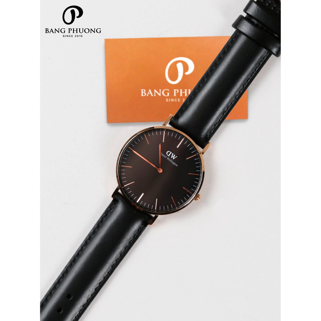 Đồng hồ nam nữ Daniel Wellington Classic Black Sheffield size 36mm và 40mm DW Việt Nam