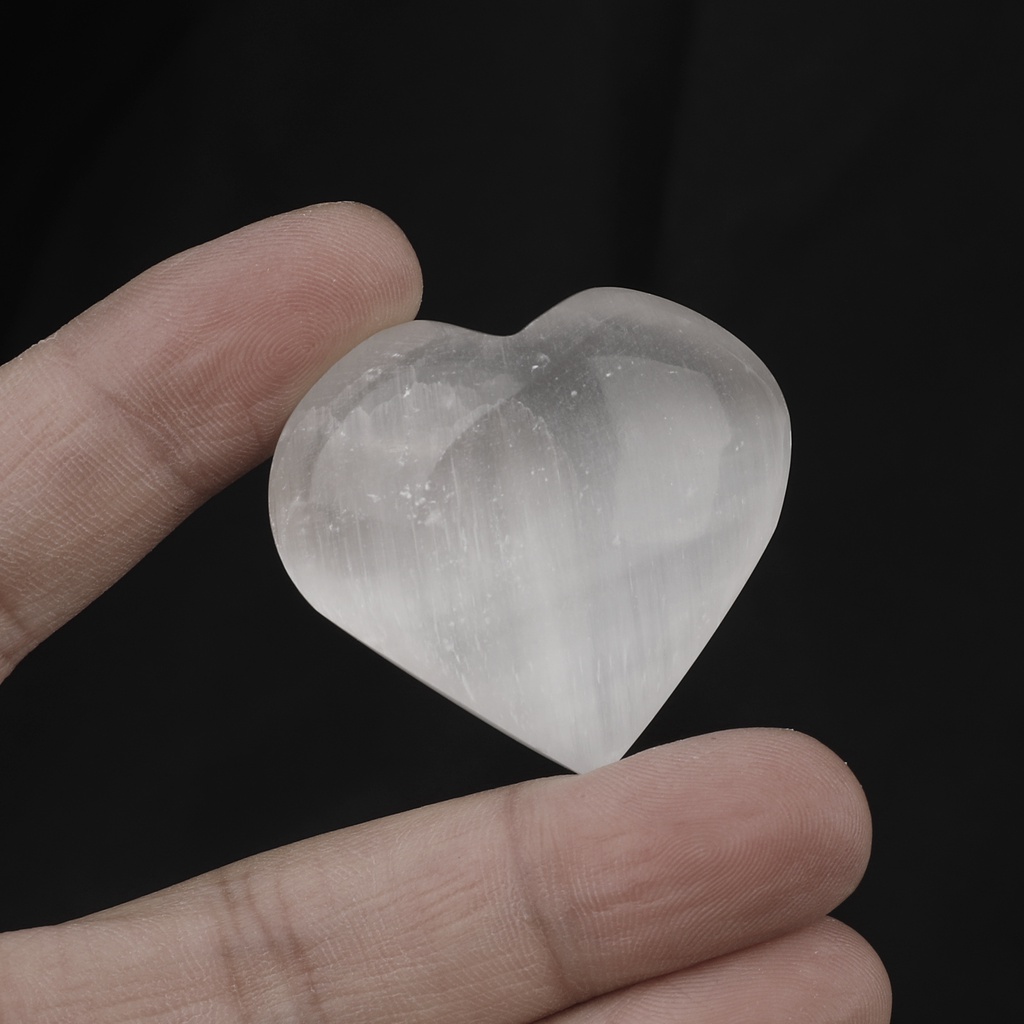 1 Viên Đá chakra Tự Nhiên Hình Trái Tim 4Cm