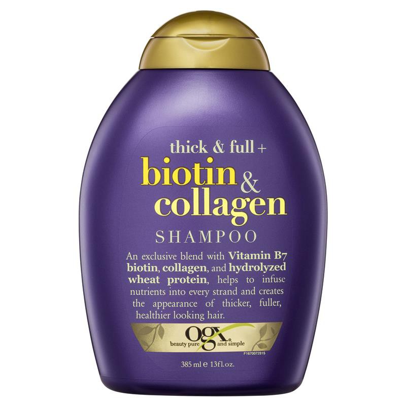 [TOP 1 SHOPEE] Dầu gội, xả OGX Biotin & Collagen Shampoo - Conditioner 385ml (Bill Anh)