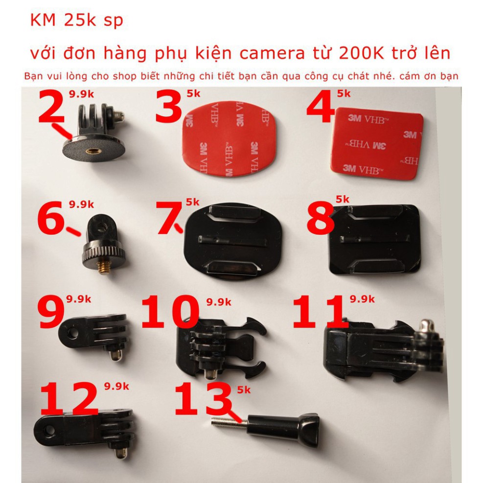 AS2 MEZ Gậy chụp ảnh 3 khúc dùng cho Gopro, Sjcam 13 AS2