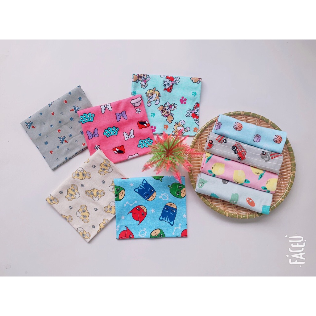 Khăn ống cotton  quấn cổ đa năng cotton giữ ấm cho bé phong cách Hàn Quốc