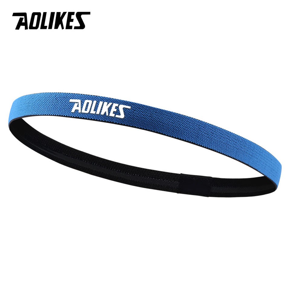Băng Trán Thể Thao Nam Nữ Chặn Thấm Mồ Hôi Đầu Cột Tóc Sport Anti-Slip Sweatband Sweatband AOLIKES TC-2101