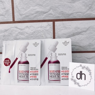 SAMPLE Peel da không bong tróc Red Peel Tingle Serum