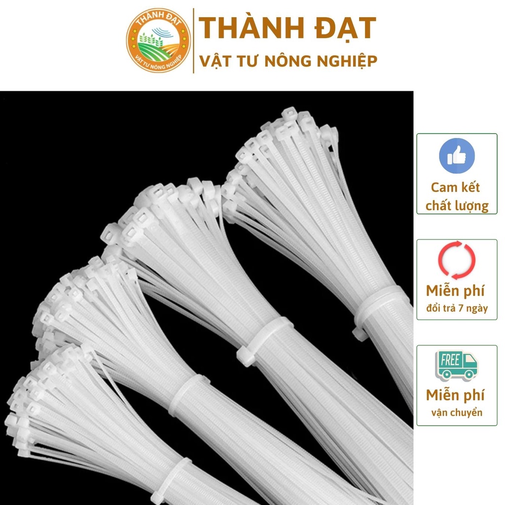 Dây thít nhựa nhiều kích thước bó 50 cái