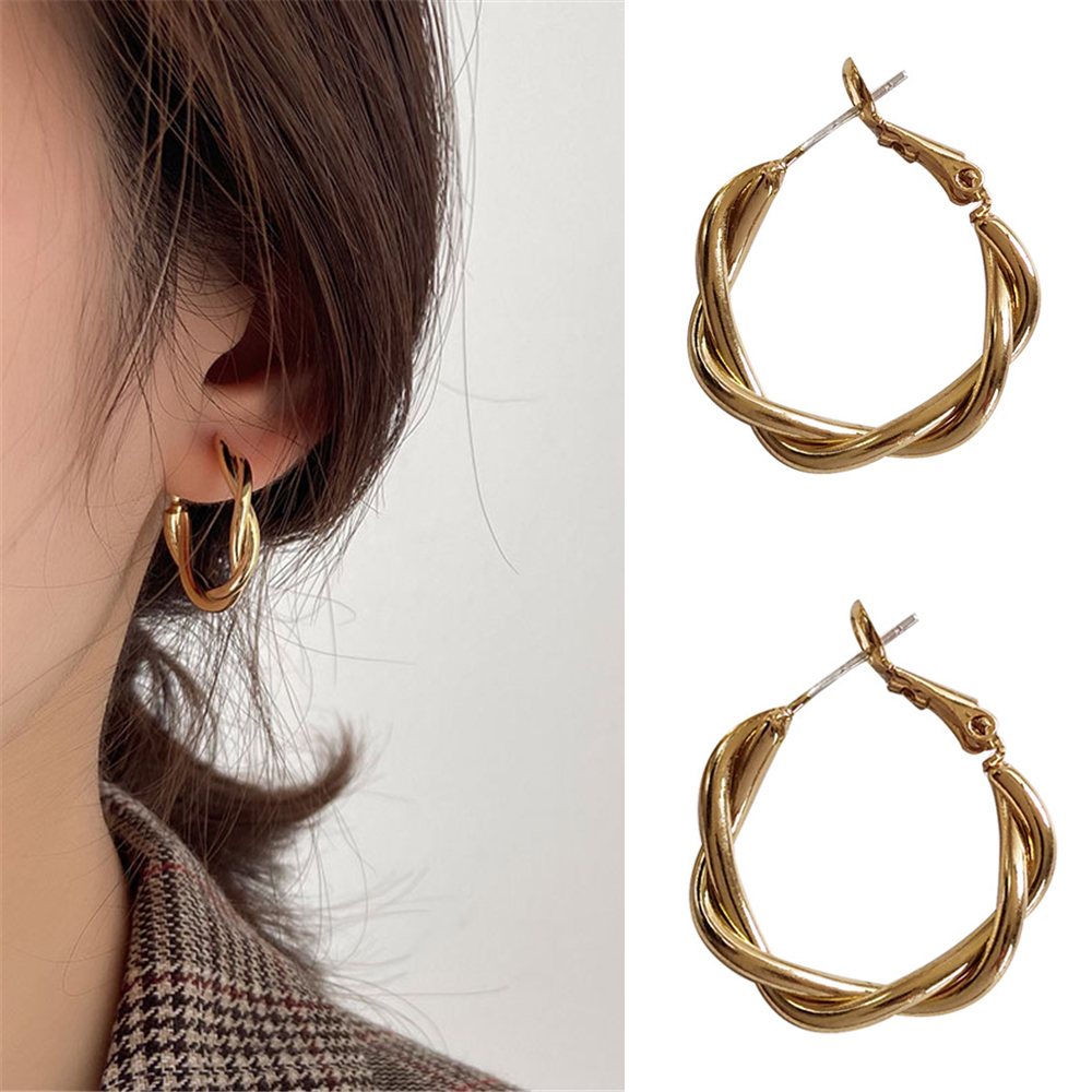 Khuyên Tai Nữ Hình Tròn Thời Trang