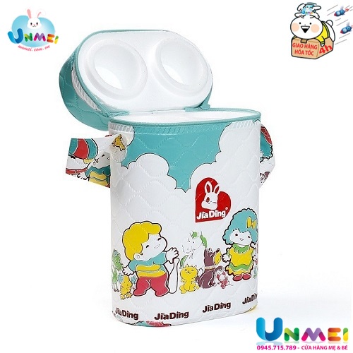 Bình ủ đơn, ủ đôi Unmei giữ nhiệt bình sữa cổ rộng cho bé (Ủ Bình Sữa cho Bé)