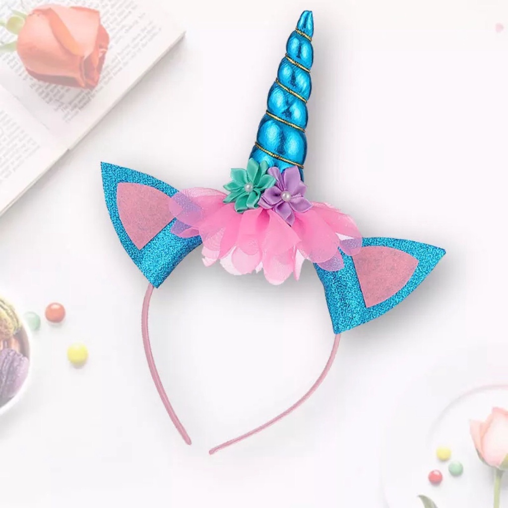 Băng Đô Hình Kỳ Lân Dễ Thương | Băng Đô Cài Tóc Hình Sừng Kỳ Lân