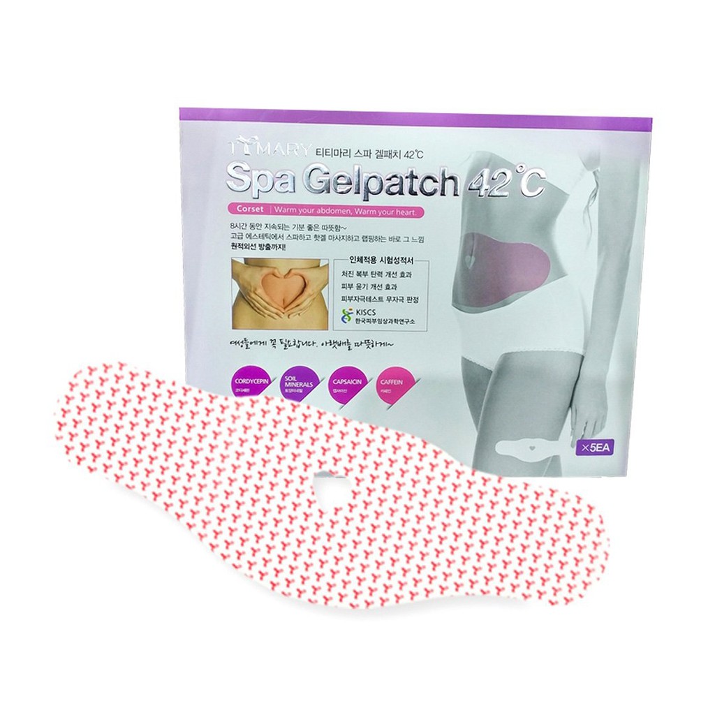 Miếng Dán Tan Mỡ Bụng Spa Gelpatch 42C Chính Hãng Hàn ( 1 hộp 5 m )