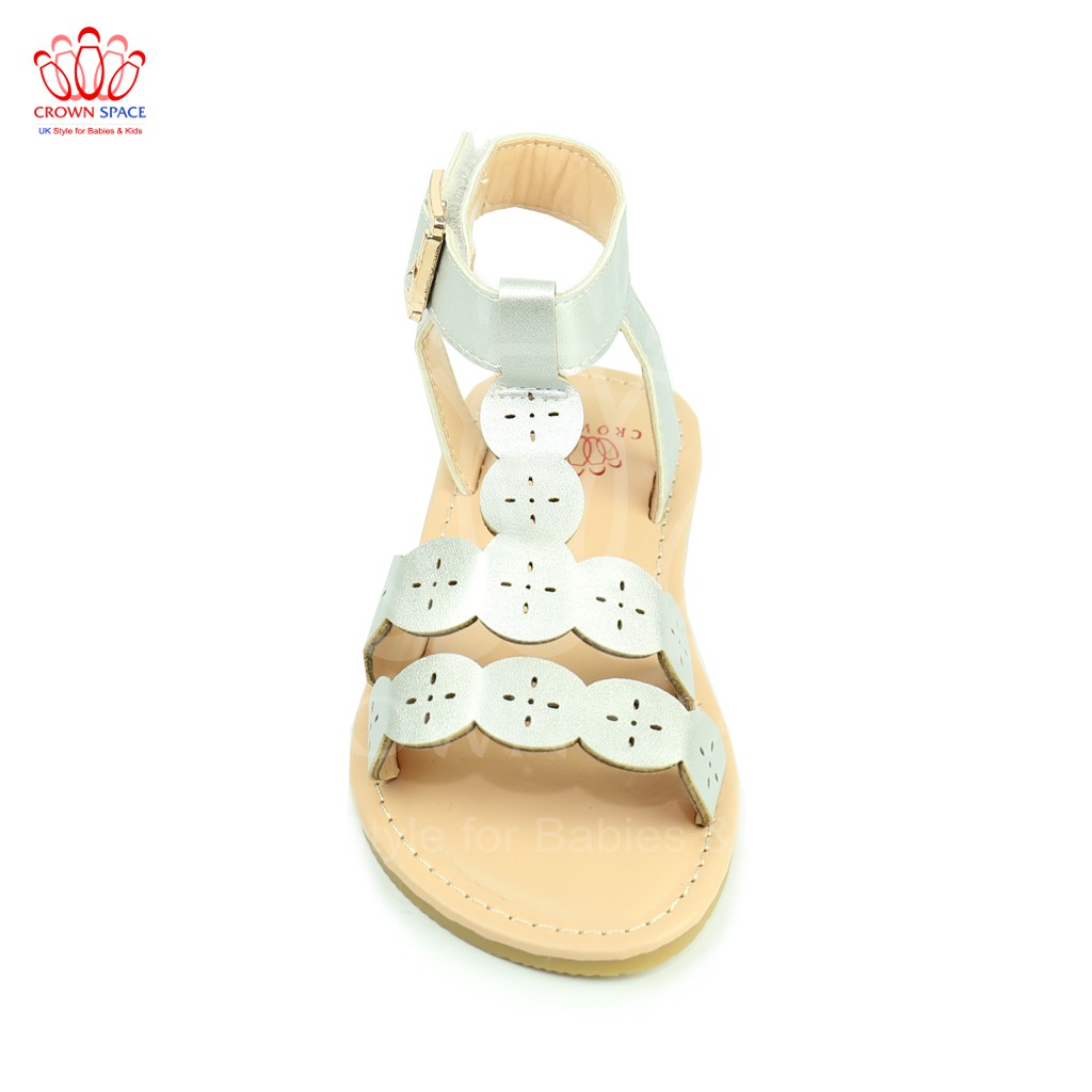 Xăng đan Bé Gái Crown Space UK CRUK7012 Sandals Đi Học Đi Chơi Trẻ em Cao Cấp Nhẹ Êm Thoáng Size 25-34/2-14 Tuổi